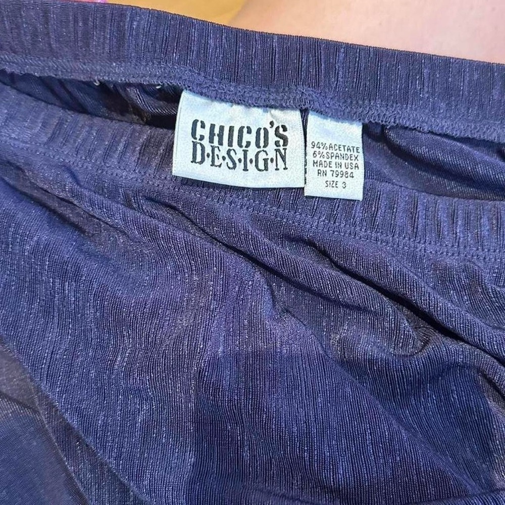 Chico's Deep Navy Maxi Skirt - Picture 5 of 5